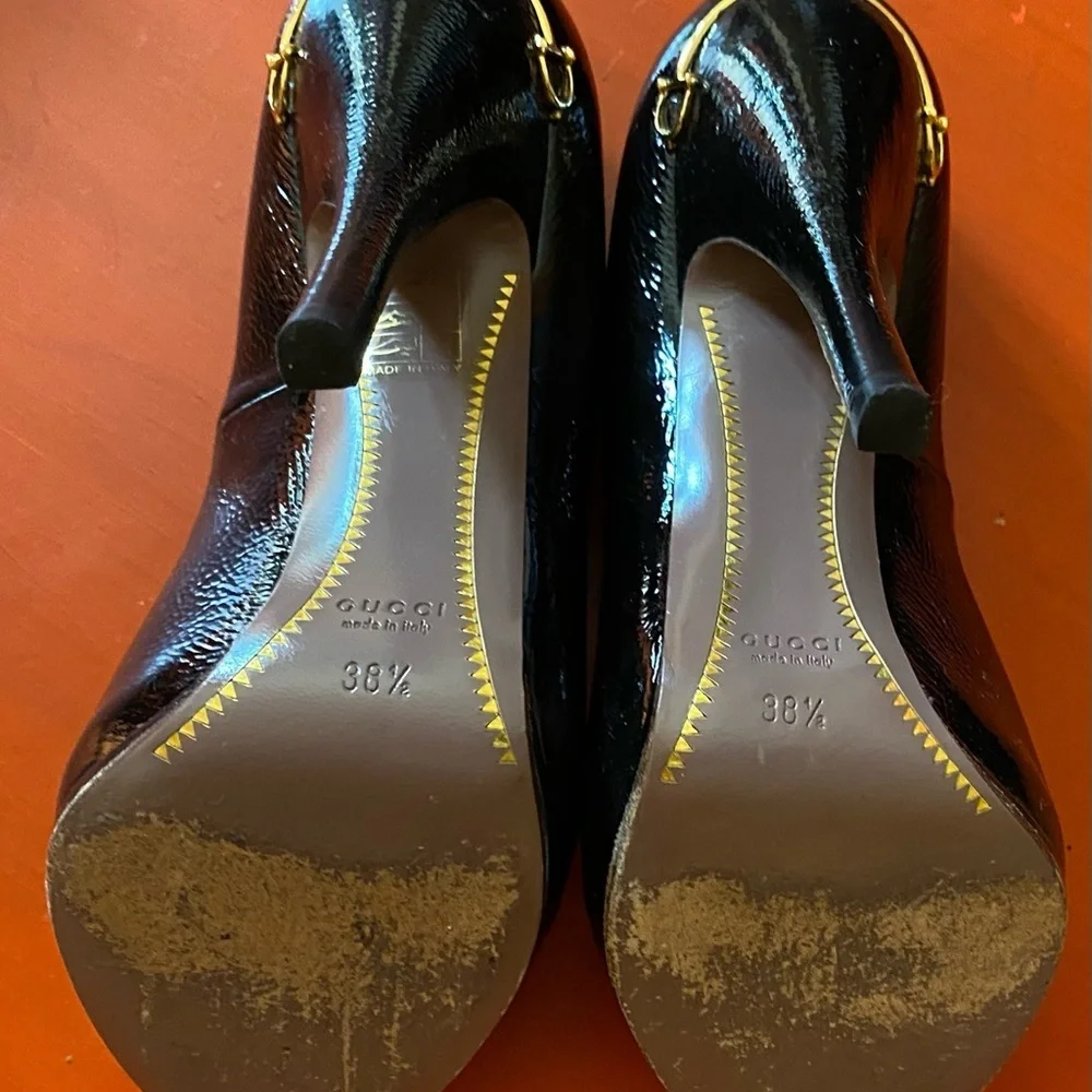 Gucci Horsebit Accent Patent leather Heels - Picture 9 of 10
